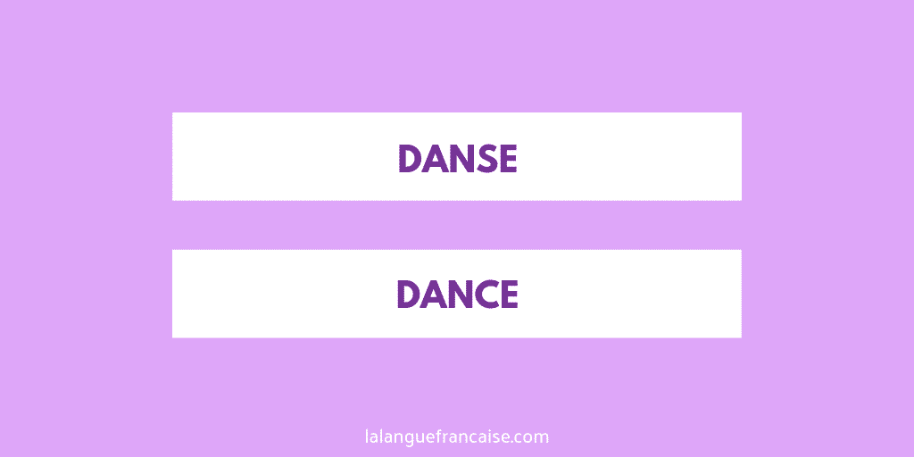 « Danse » ou « dance » ?