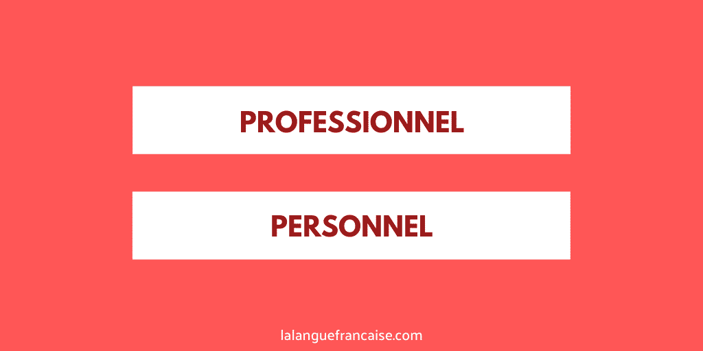 « Professionnel » ou « professionel » ? « Personnel » ou « personel » ? - orthographe