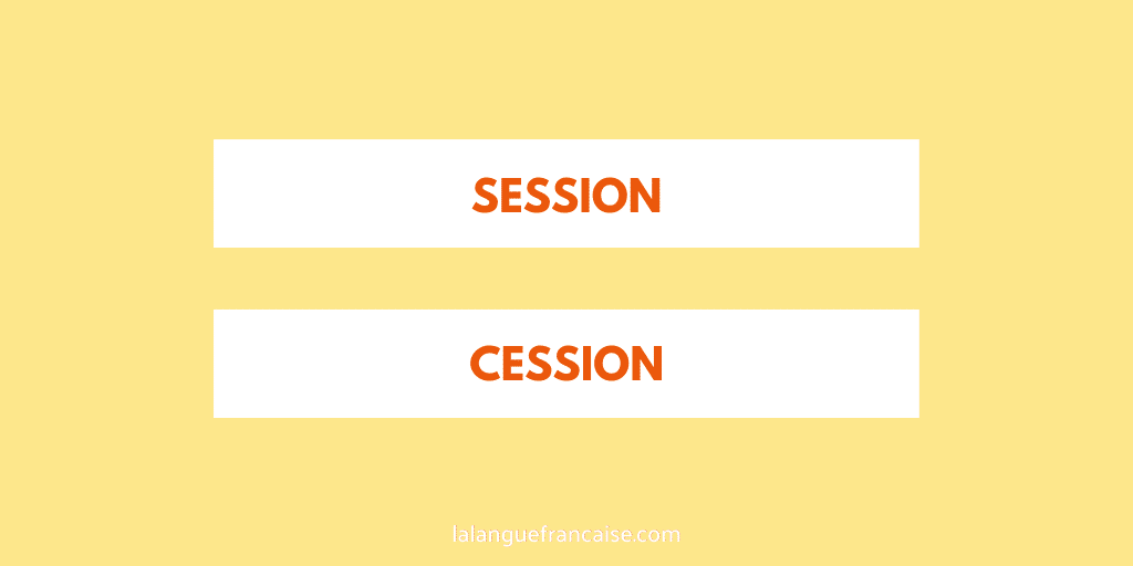 « Session » ou « cession » ?