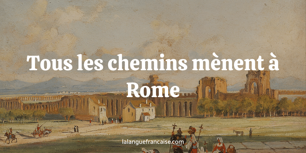 Tous les chemins mènent à Rome : définition et origine de l’expression