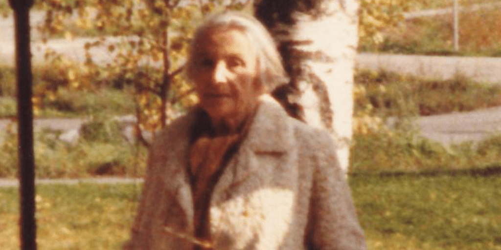 L'écrivain Nathalie Sarraute vers 1983