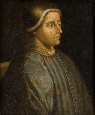 Vue d’artiste de Jacques Cœur (musée du Berry, XIXe siècle). Source : Wikipedia