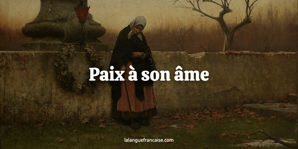 Paix à son âme : définition et origine de l'expression