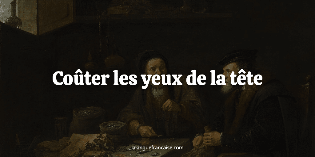 Coûter les yeux de la tête : définition et origine de l'expression