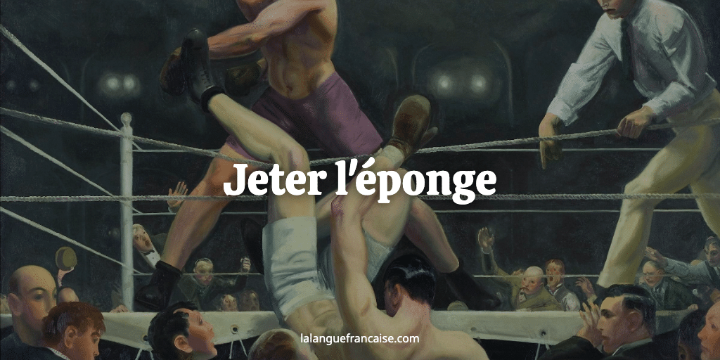 Jeter l'éponge : définition et origine de l'expression