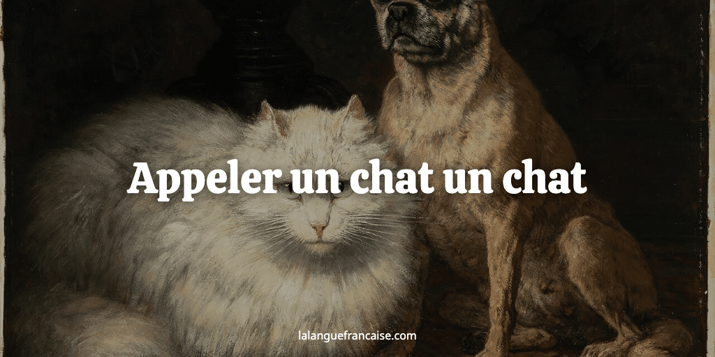 Appeler un chat un chat : définition et origine de l'expression