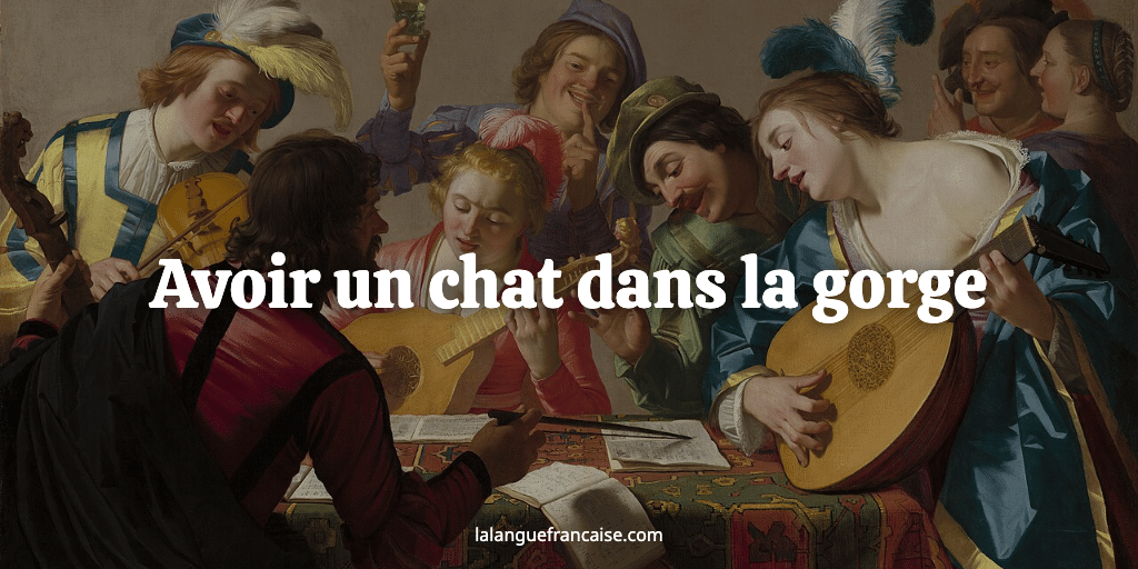 Avoir un chat dans la gorge : définition et origine de l'expression