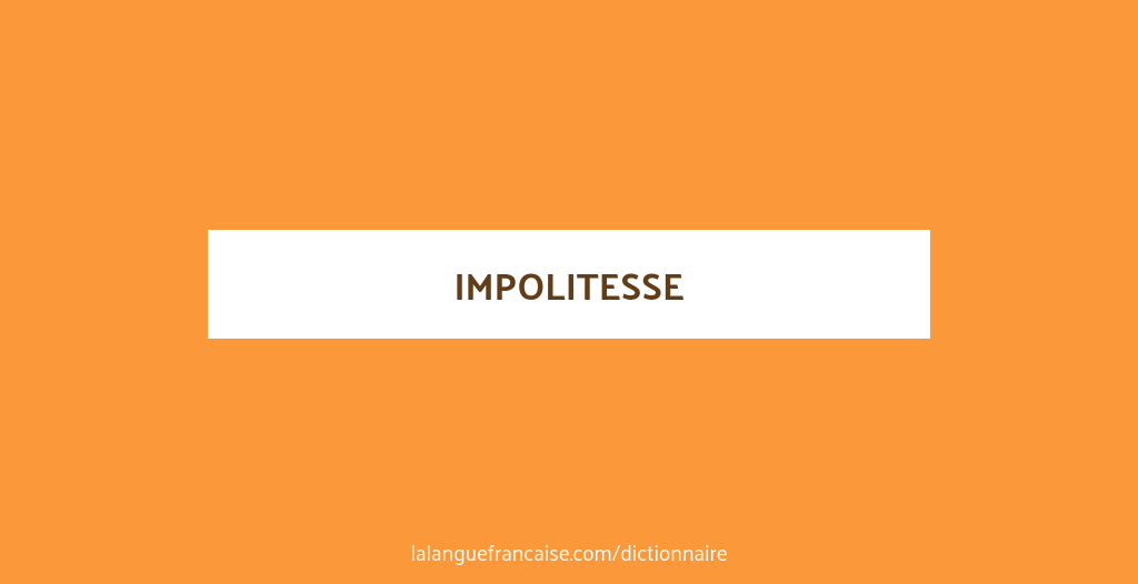 Je Nai Pas Votre Impolitesse Scan Vf