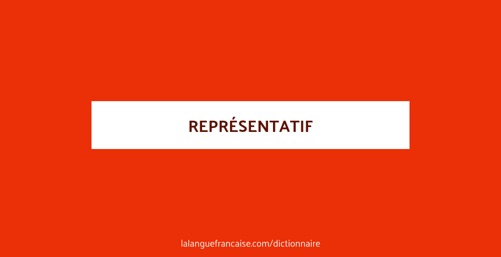 Representatif Representative